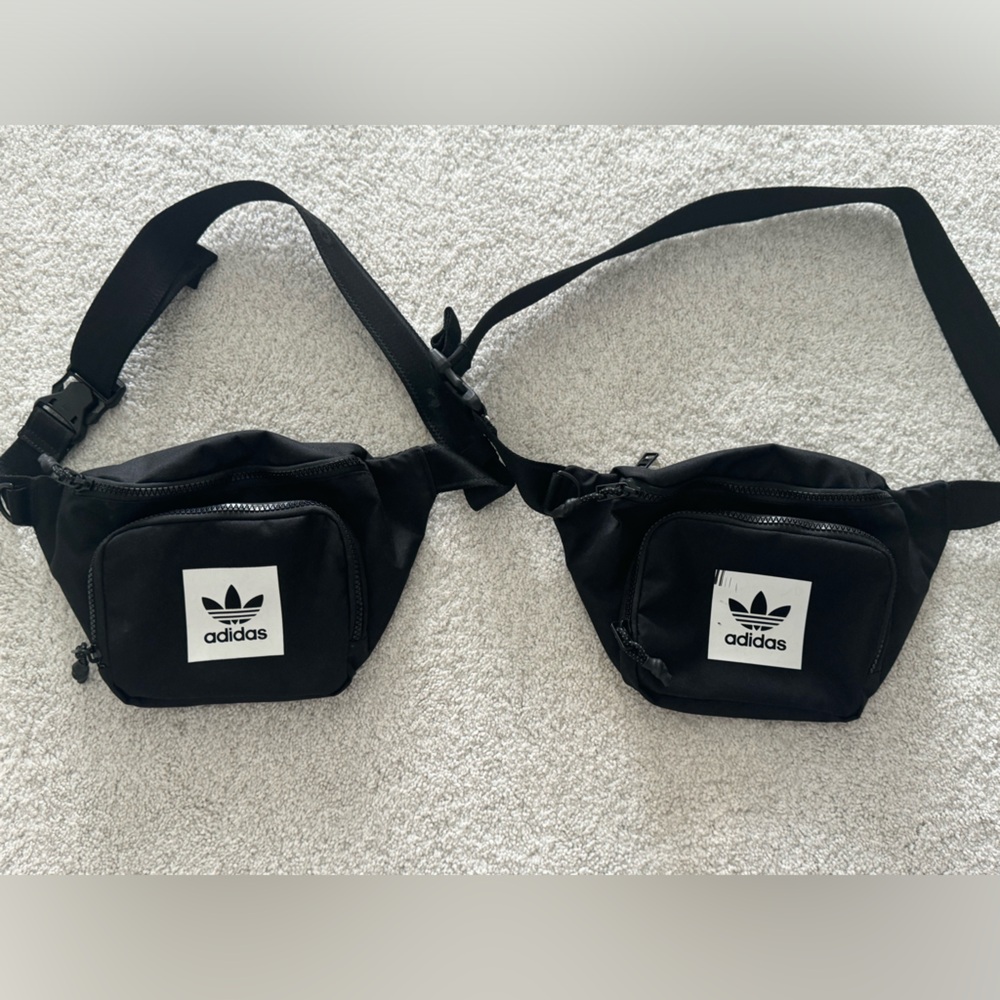 2 Adidas fanny pack.